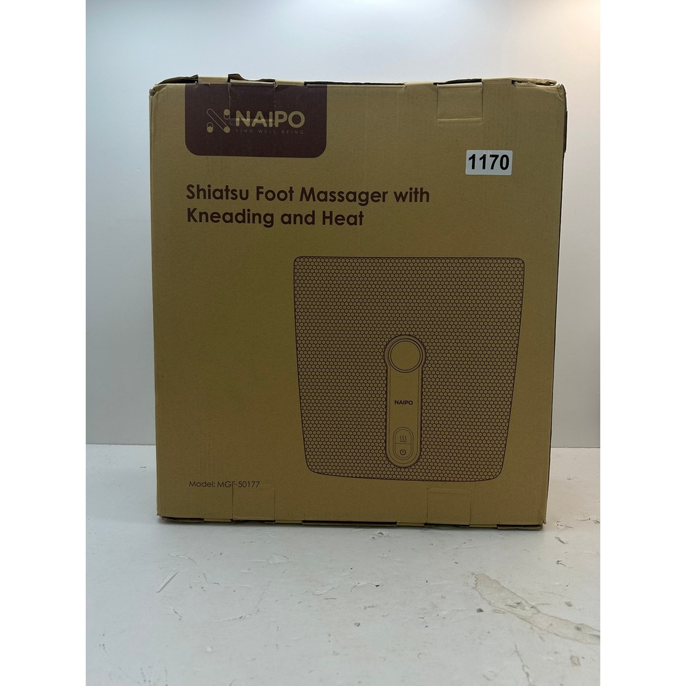 Naipo Shiatsu Foot Massager Brown